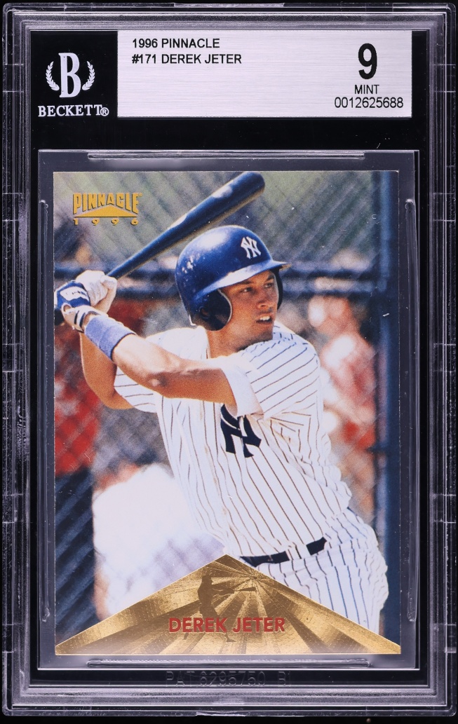 1996 Pinnacle Derek Jeter ROOKIE #171 BGS 9 MINT