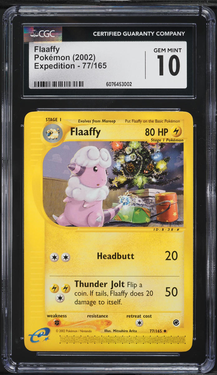 2002 Pokemon Expedition Flaaffy #77 CGC 10 GEM MINT