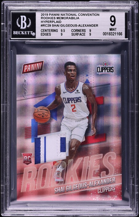 2019 Panini National Hyperplaid Shai Gilgeous-Alexander