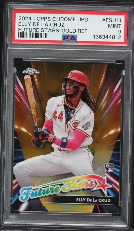 2024 Topps Chrome Cosmic Stella Nova Superfractor Elly De La Cruz