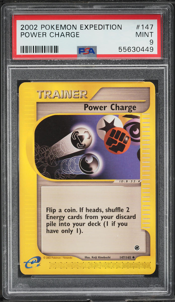 2002 Pokemon Expedition Power Charge #147 PSA 9 MINT