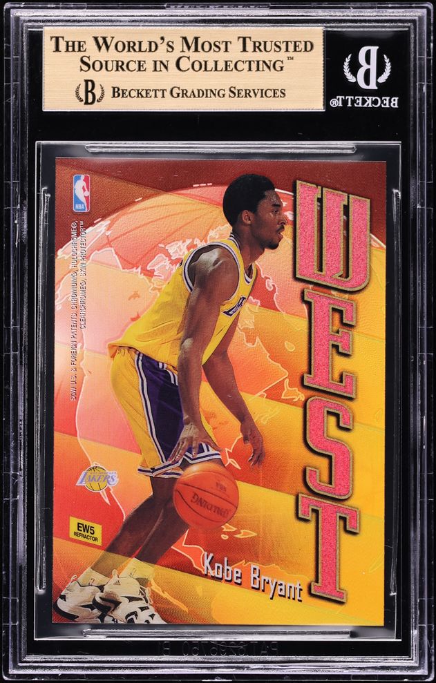 1998 Topps East West Refractor Michael Jordan Kobe Bryant