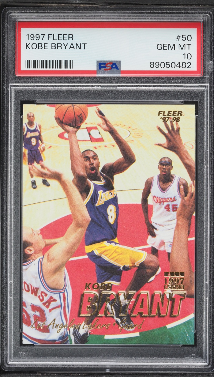 1997 Fleer Basketball Kobe Bryant #50 PSA 10 GEM MINT