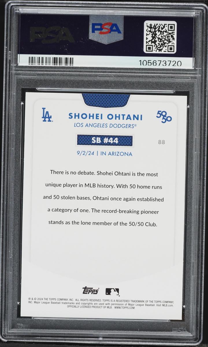 2024 Topps 50/50 Shohei Ohtani #88 PSA 10 GEM MINT