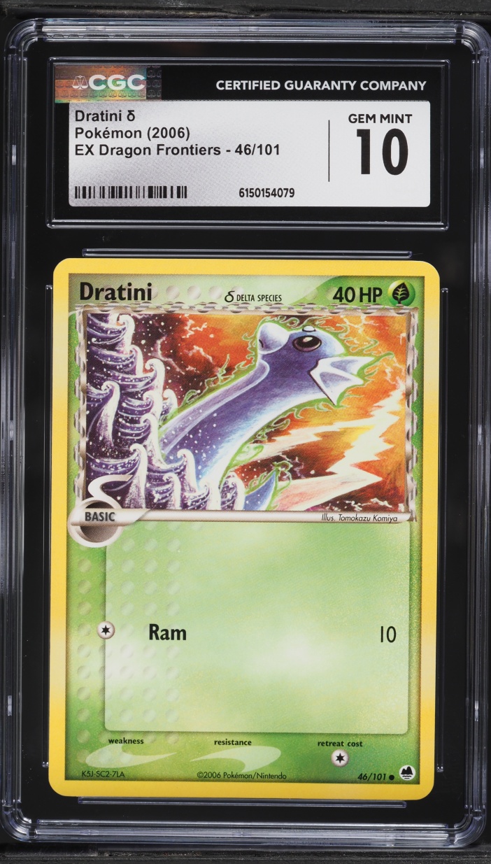 2006 Pokemon EX Dragon Frontiers Dratini #46 CGC 10 GEM MINT