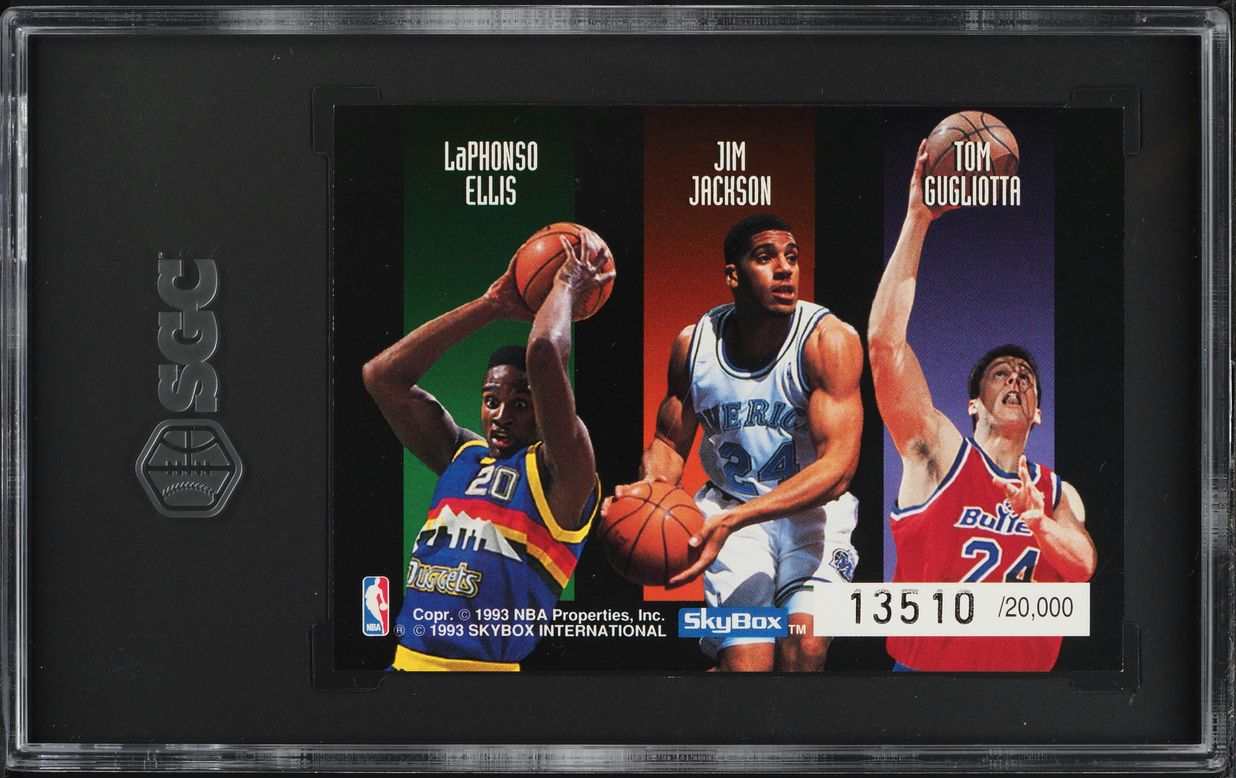 1992 Skybox Head Of The Class Shaquille O'Neal ROOKIE /20000 SGC 8 NM-MT