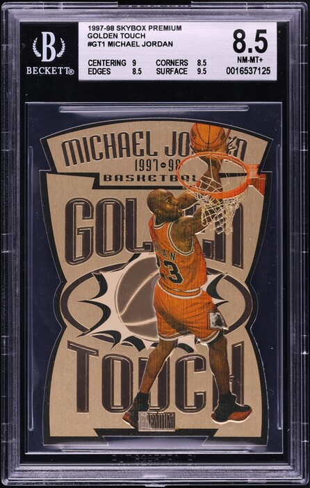 1997 Skybox Premium Golden Touch Die-Cut Michael Jordan #GT1 BGS