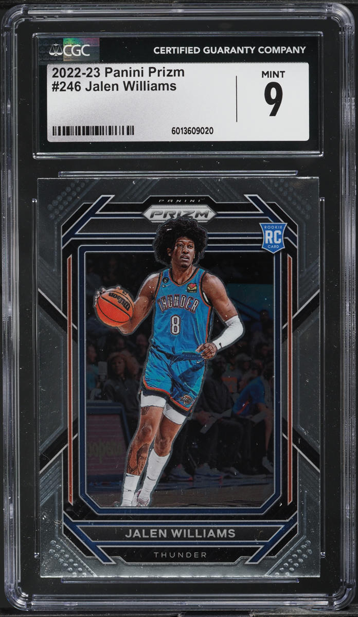 2022 Panini Prizm Jalen Williams ROOKIE #246 CGC 9 MINT - Main Image