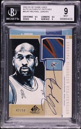 2004 SP Signature Edition Dual Kobe Bryant & Michael Jordan AUTO