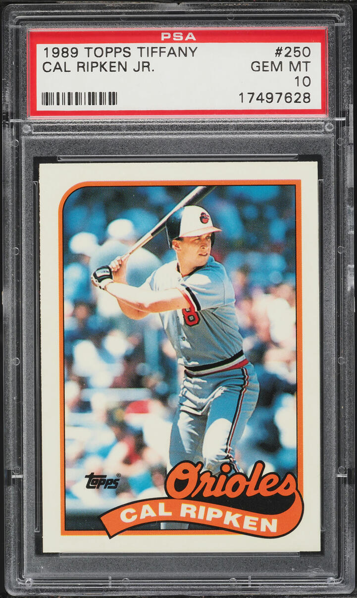 1989 Topps Tiffany Cal Ripken Jr. #250 PSA 10 GEM MINT