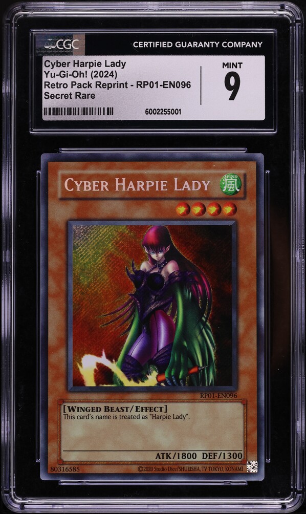 2024 Yu-Gi-Oh! Retro Pack Reprint Cyber Harpie Lady #RP01