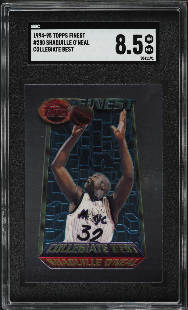 1994 Finest Collegiate Best Shaquille O'Neal #280 SGC 8.5 NM-MT+