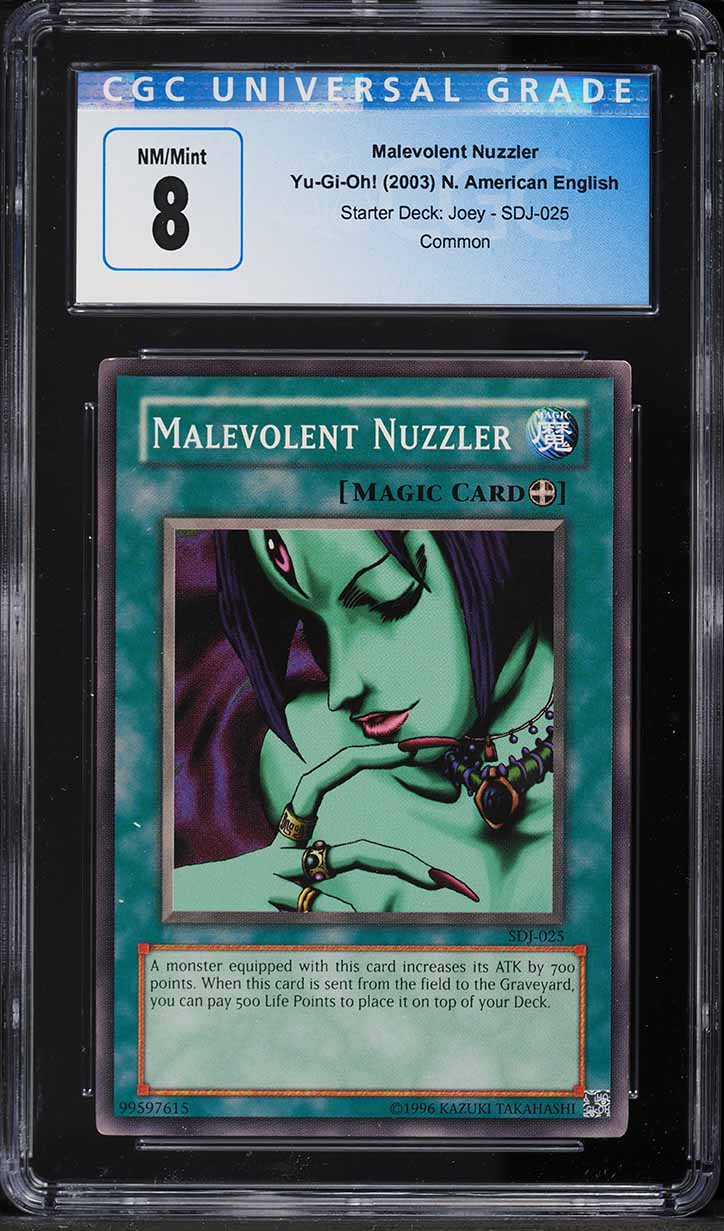 2003 Yu-Gi-Oh! Starter Deck: Joey Malevolent Nuzzler #SDJ-025 CGC