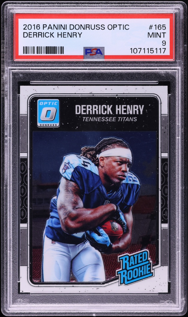 2016 Donruss Optic Derrick Henry ROOKIE #165 PSA 9 MINT