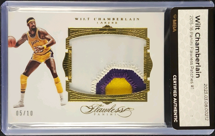 NBAカード　Wilt chamberlain 1of1 patch NBAカード Wilt chamberlain 1of1 patch NBAカード Wilt