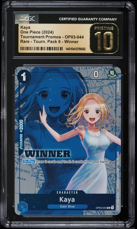 2024 One Piece Japanese 2nd Anniversary Set Kaya #OP03-044 CGC 10