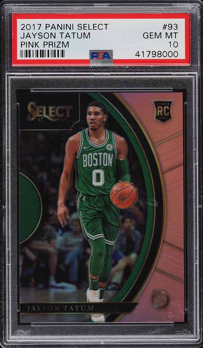 2017 Panini Prizm Jayson Tatum ROOKIE #16 PSA 9 MINT on Fanatics