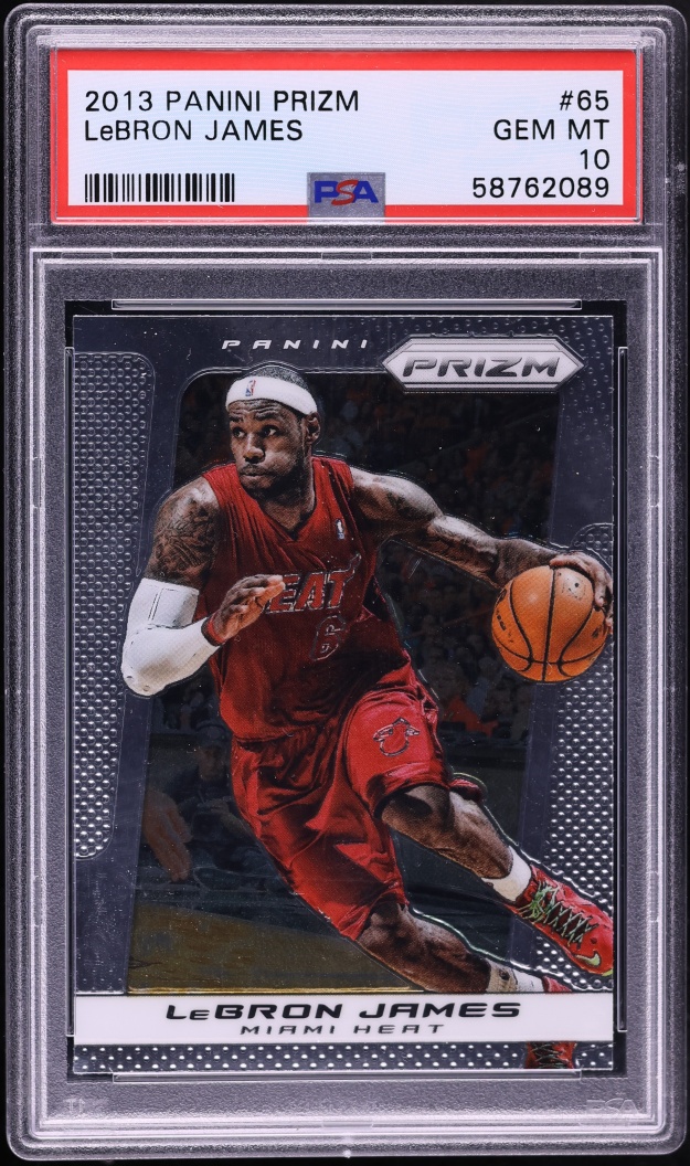 2013 Panini Prizm LeBron James #65 PSA 10 GEM MINT
