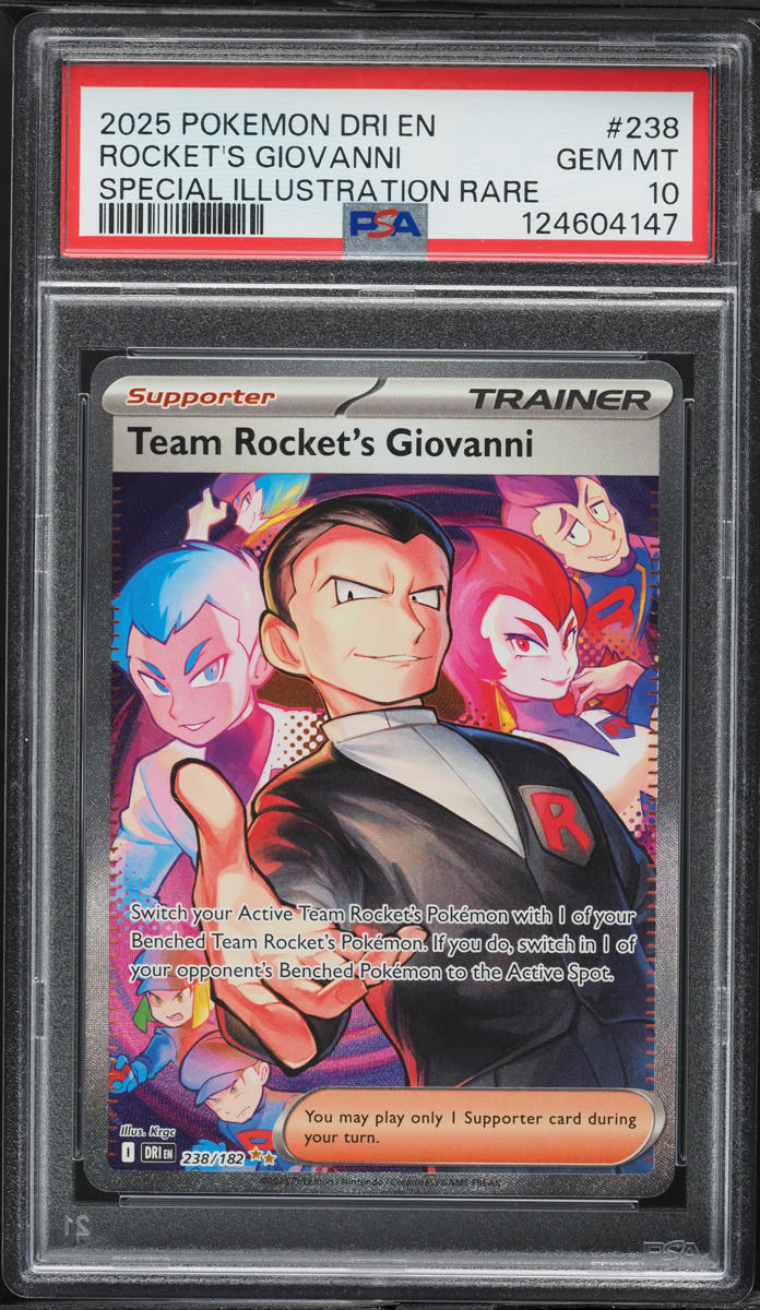 2025 Pokemon Scarlet & Violet Destined Rivals SIR Rocket's Giovanni #238 PSA 10 GEM MINT