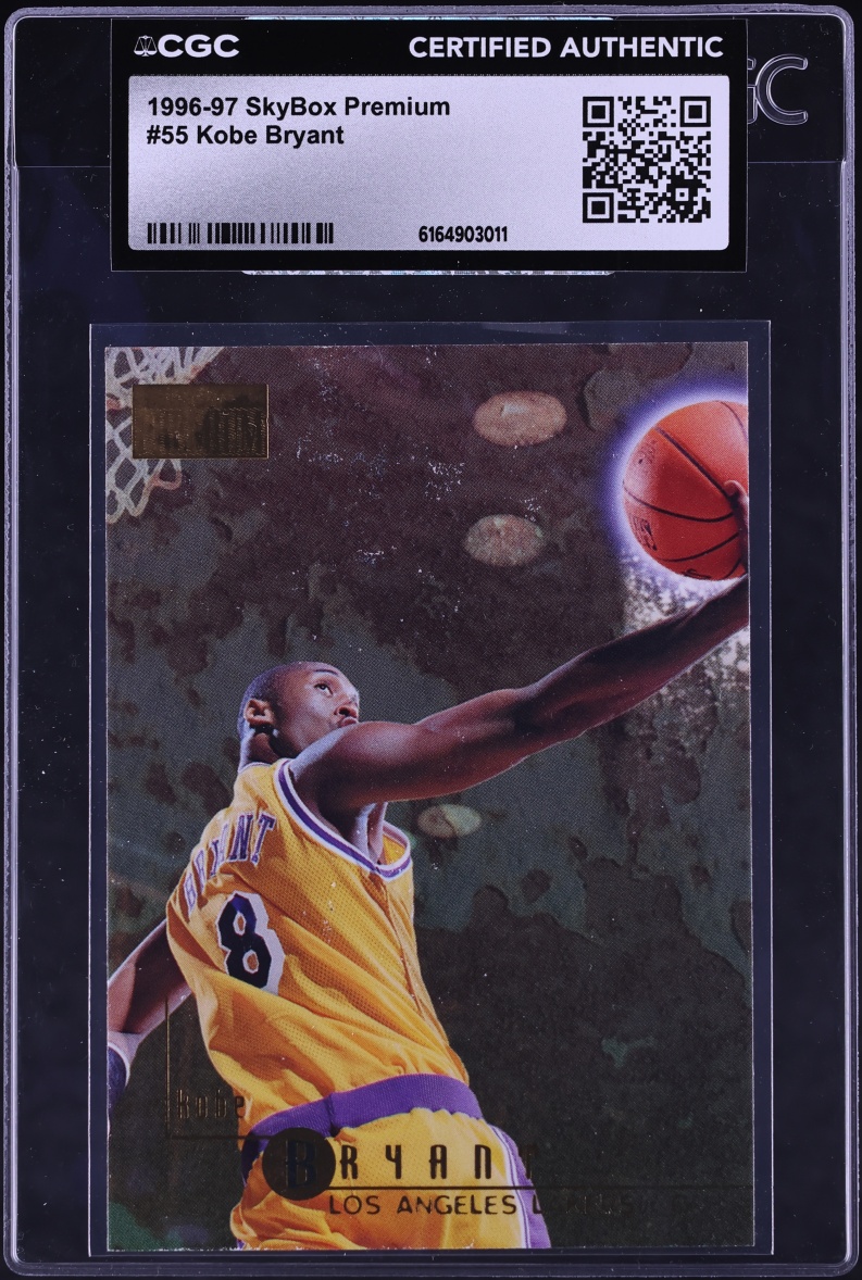 1996 Skybox Premium Kobe Bryant ROOKIE #55 CGC AUTH