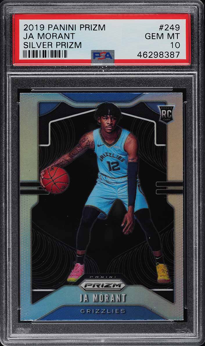 2019 Panini Mosaic Silver Prizm Ja Morant ROOKIE #219 PSA 10