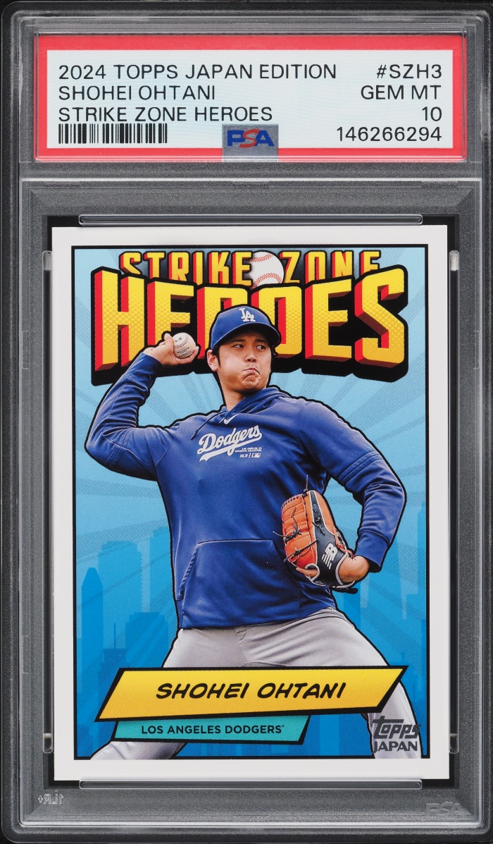 2024 Topps Japan Edition Strike Zone Heroes Shohei Ohtani #SZH-3 PSA 10 GEM MINT