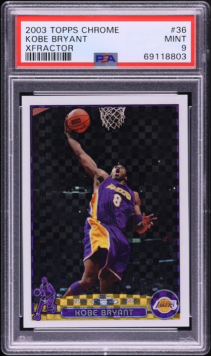 その他 Kobe Bryant Auction Prices Realized Basketball Cards 2002 TOPPS CHROME ZONE