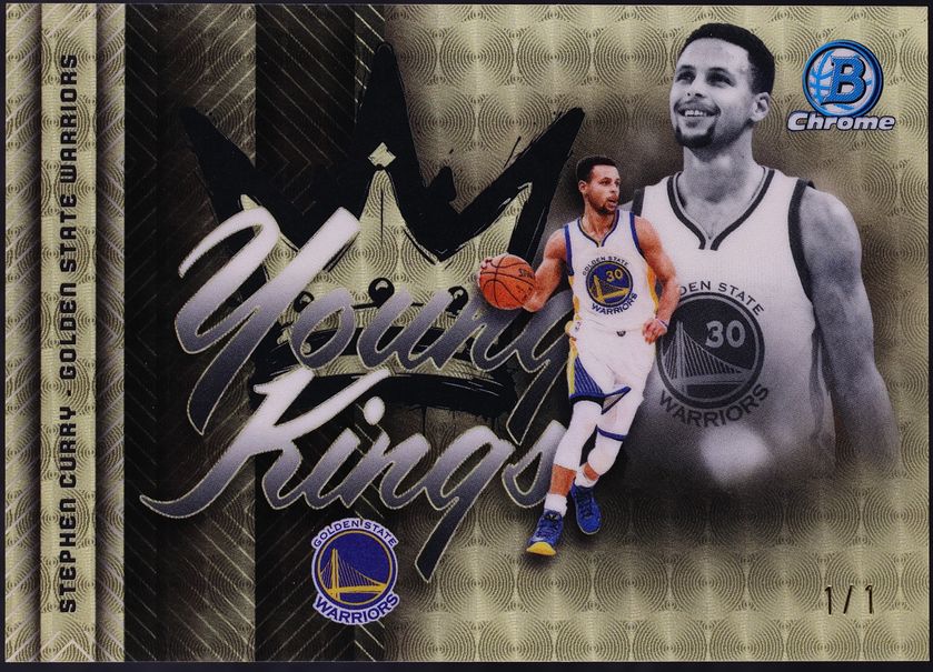 2025 Bowman Chrome Young Kings Superfractor Stephen Curry 1/1 #YK-4 CGC AUTH
