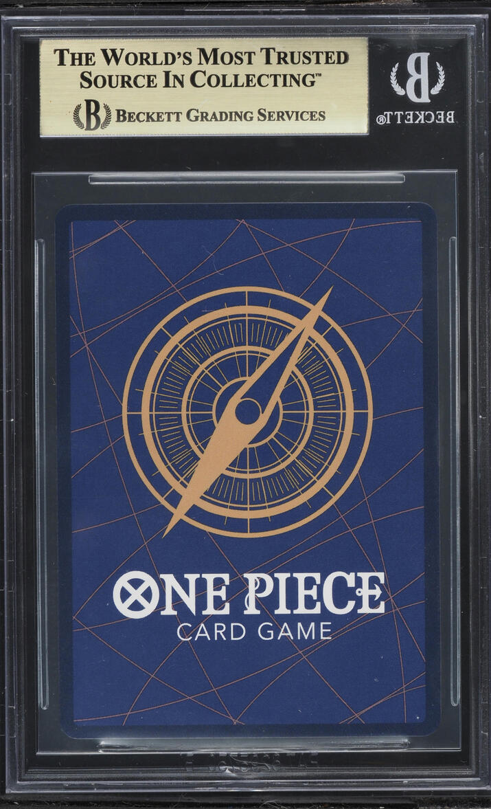 2023 One Piece Paramount War Manga Alt Art Portgas D. Ace #OP02-013 BGS 10 PRISTINE