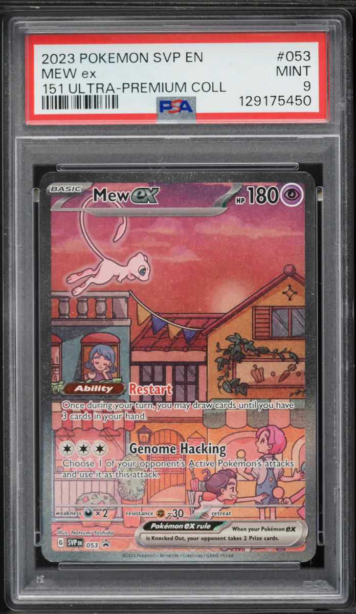 2023 Pokemon Scarlet & Violet 151 Promo Ultra Premium Collection Alt Art Mew ex #53 PSA 9 MINT