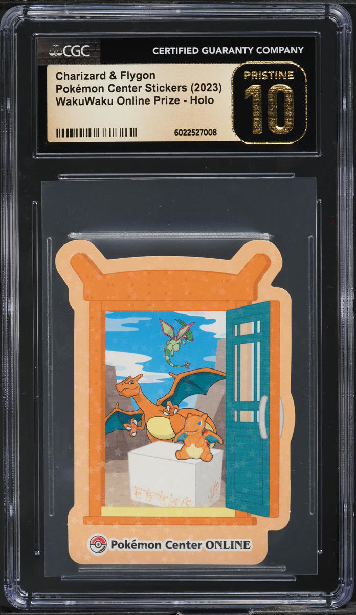 2023 Pokemon Japanese Center Stickers WakuWaku Online Charizard ...