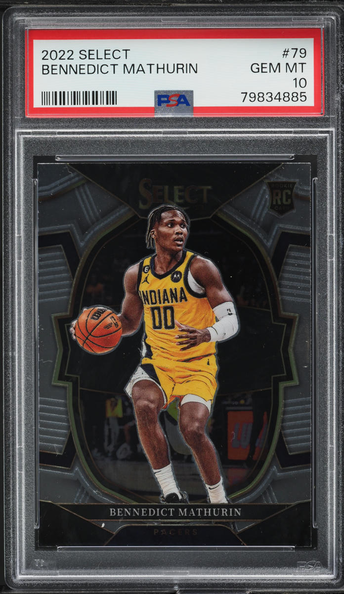 2022 Select Concourse Bennedict Mathurin ROOKIE #79 PSA 10 GEM MINT