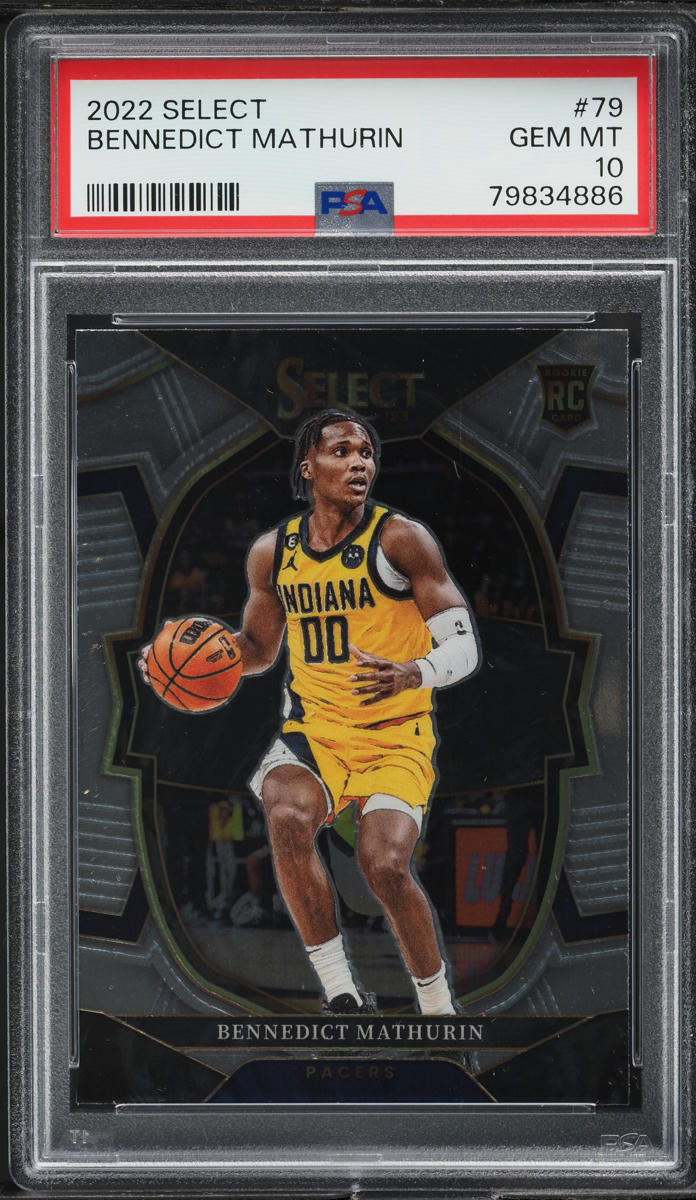 2022 Select Concourse Bennedict Mathurin ROOKIE #79 PSA 10 GEM MINT
