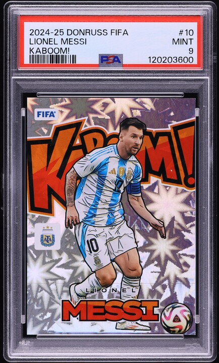 緊急値下げ！Panini Kaboom！Messi メッシ 2024-25 Panini Donruss Fifa - Kaboom Lionel Messi #10 for
