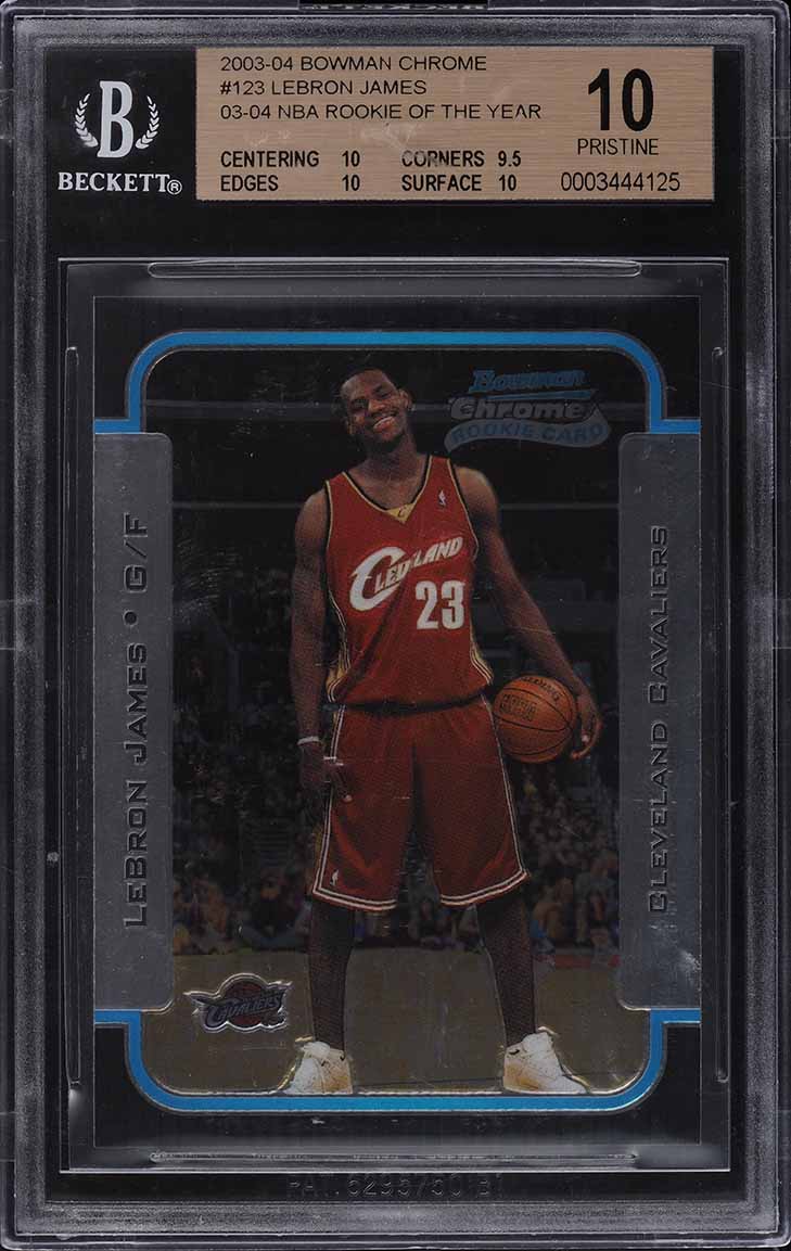 その他 2007 Bowman Chrome LeBRON JAMES PSA10 Auction Prices Realized Basketball Cards 2007 BOWMAN CHROME Lebron