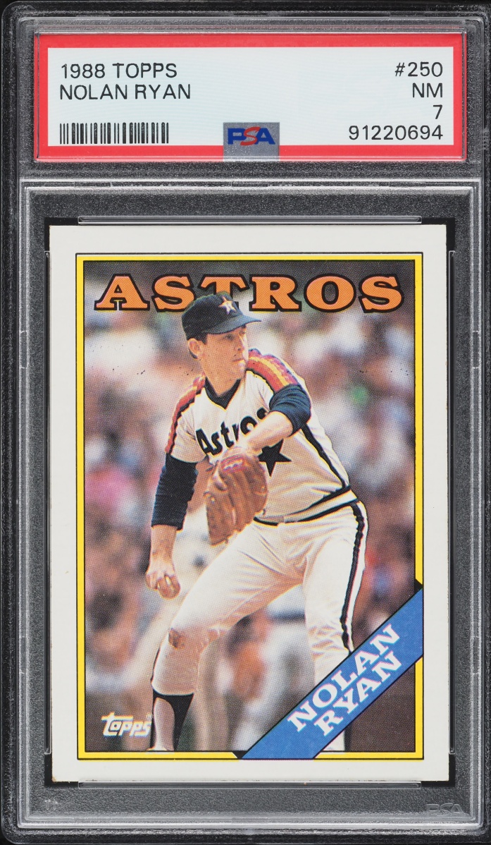 1988 Topps Nolan Ryan #250 PSA 7 NRMT