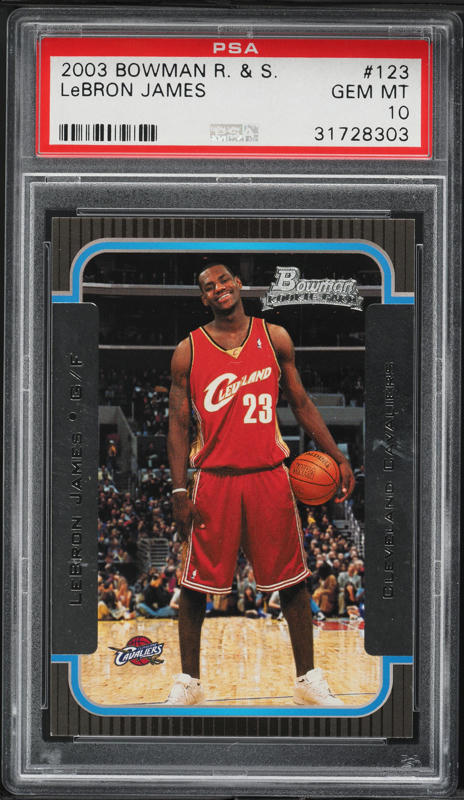 2019 Panini Mosaic Prizm LeBron James #8 PSA 10 GEM MINT on