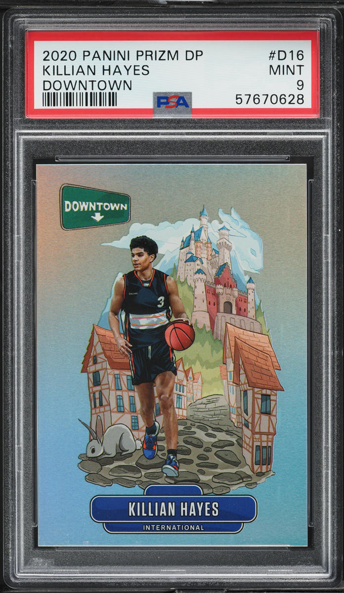 2020 Panini Prizm Draft Picks Downtown Killian Hayes ROOKIE #D-16 PSA 9 MINT