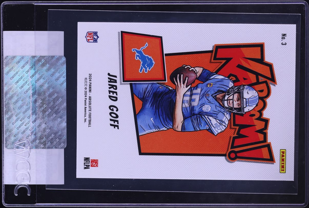 2024 Absolute Kaboom! Horizontal Jared Goff #3 CGC AUTH
