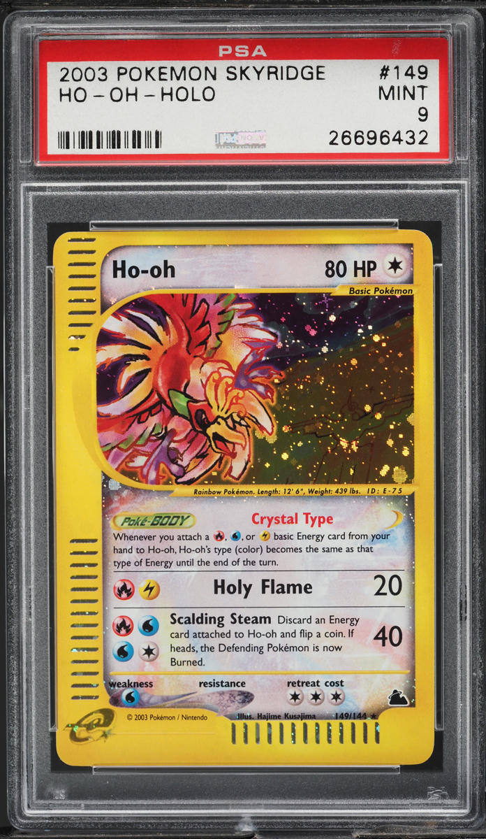 2003 Pokemon Skyridge Holo Ho-Oh #149 PSA 9 MINT