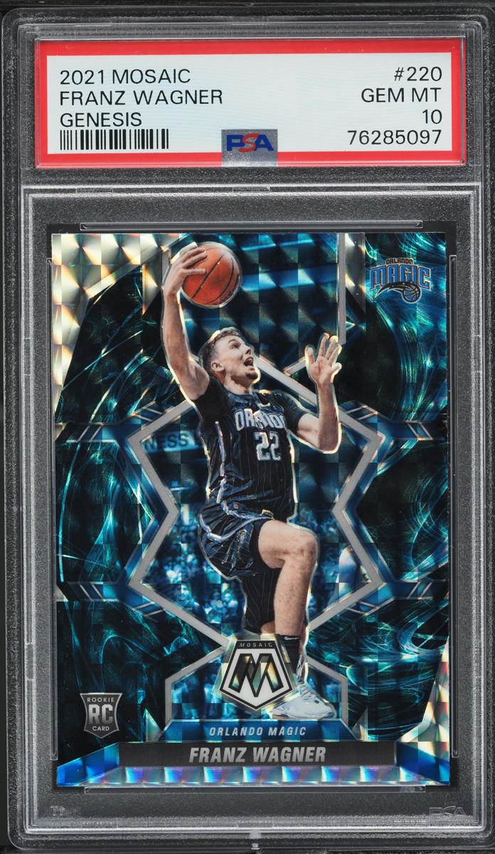 2021 Panini Mosaic Genesis Franz Wagner ROOKIE #220 PSA 10 GEM MINT - Main Image