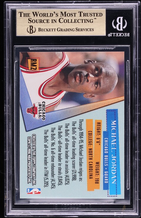 1995 Stadium Club Members Only Parallel II Michael Jordan #RM2 BGS 9.5 GEM MINT