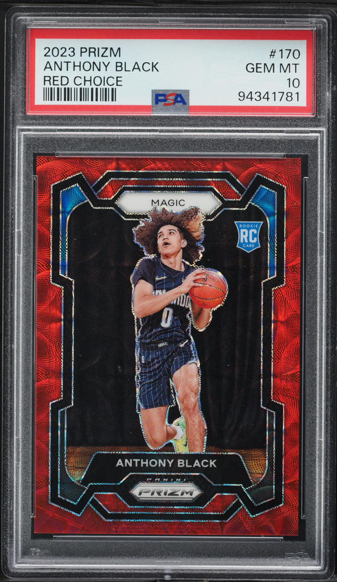 2023 Panini Prizm Red Choice Anthony Black ROOKIE /88 #170 PSA 10 GEM MINT