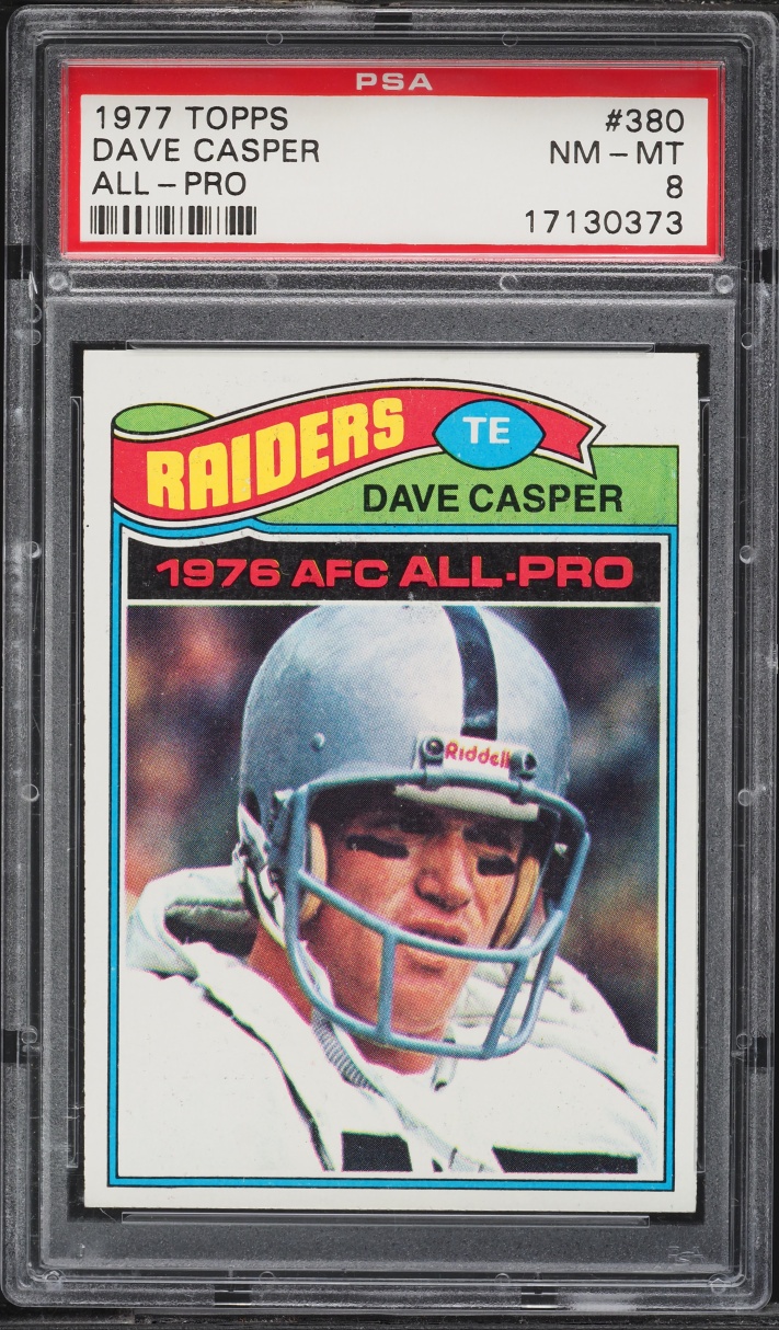 1977 Topps All Pro Dave Casper #380 PSA 8 NM-MT