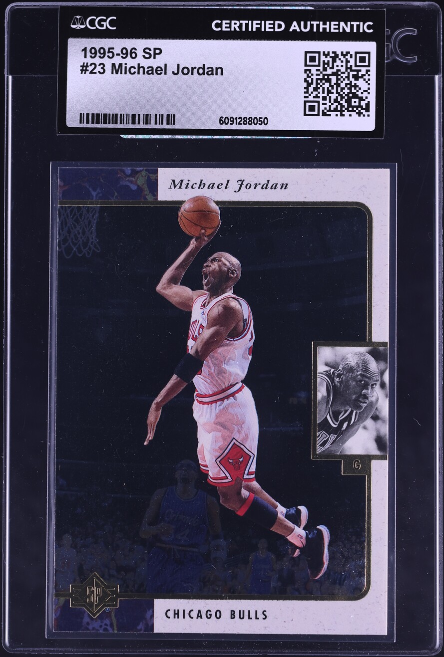 1995 SP Basketball Michael Jordan #23 CGC AUTH