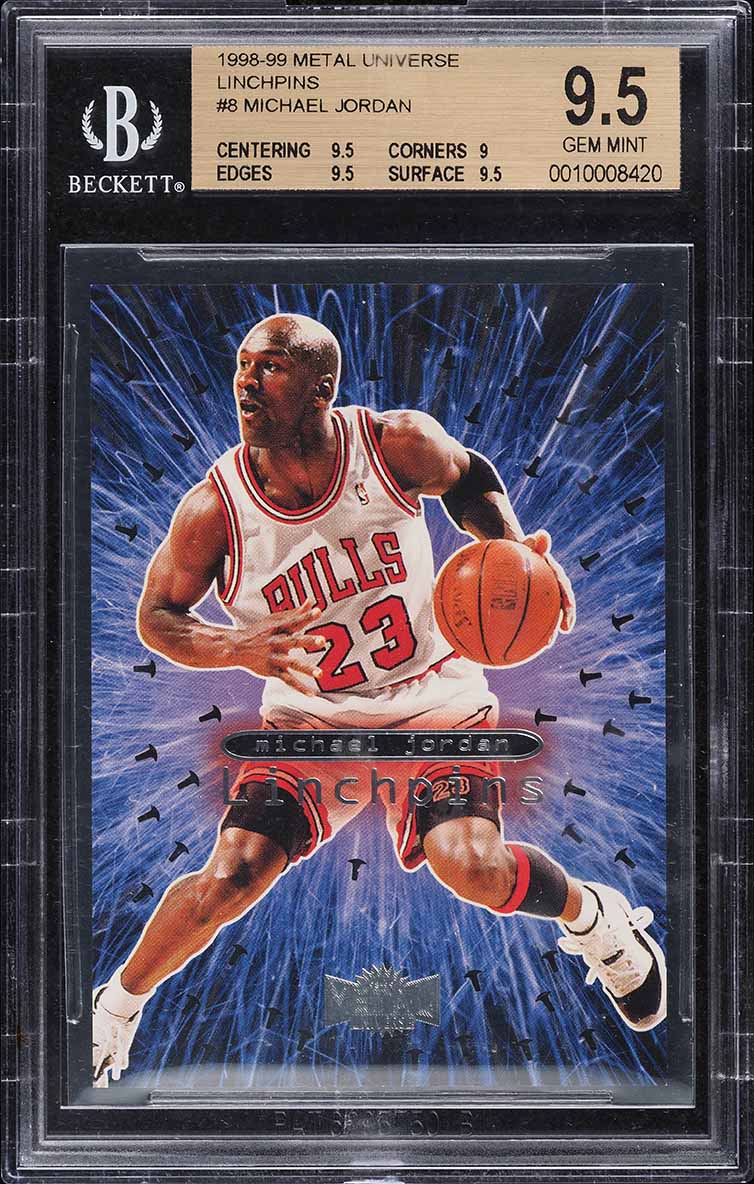 1997 SP Authentic Profiles III Michael Jordan /100 #P1 PSA 8 NM-MT