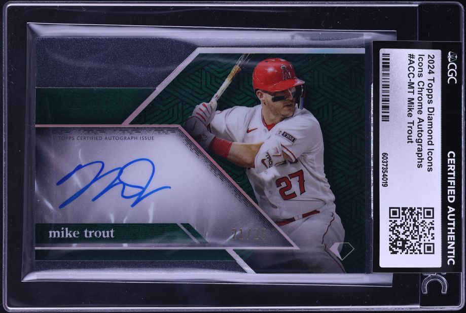 2012 Topps Chrome Purple Refractor Mike Trout ROOKIE #144 PSA 10