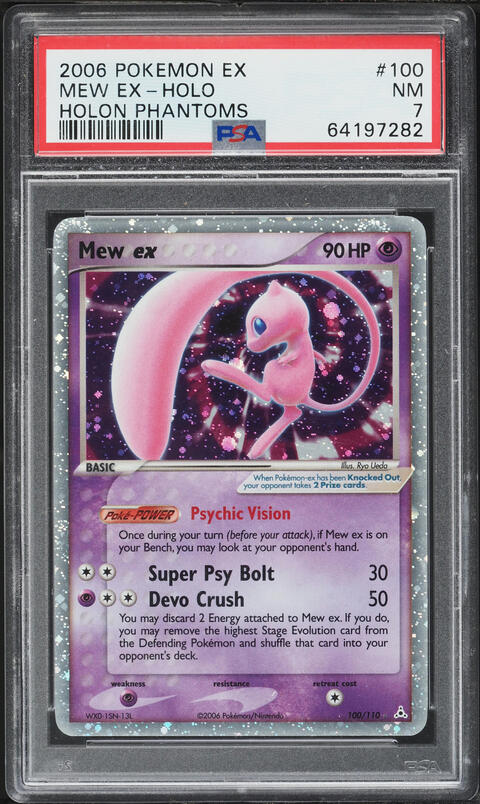 2021 Pokemon Japanese 25th Anniversary Promo Holo Mew ex #14 PSA