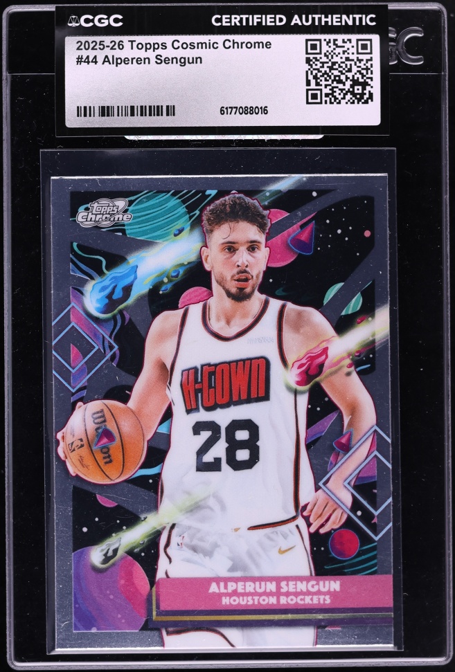 2025 Topps Chrome Cosmic Alperen Sengun #44 CGC AUTH