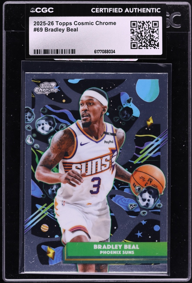 2025 Topps Chrome Cosmic Bradley Beal #69 CGC AUTH